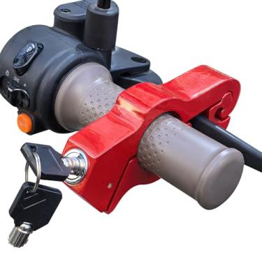 Imagem de SUGOOE Trava de motocicleta antifurto, trava de acelerador, trava de bicicleta para bicicleta suja, ciclomotor, scooter, 1 pacote