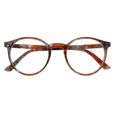 Imagem de Óculos Feminino Redondo Retrô Diversas Cores Armação (Tropical)