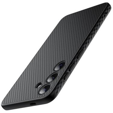 Imagem de JETech Capa Grip para Samsung Galaxy S24, Ajuste Fino em TPU Macio Case Protetora para Telefone com Lente de Câmera Proteção Total, Capinha à Prova de Choque (Preto)