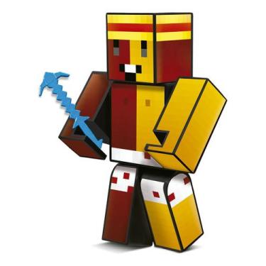 Imagem de Boneco Geleia Jogo Mine Youtuber Gamer 15 CM Craft - Algazarra