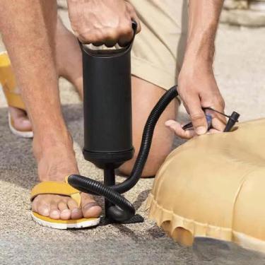 Imagem de Bomba De Ar Boia Encher Colchão Piscina Inflável Pneu Bicicleta Bico C