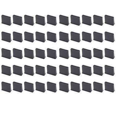 Imagem de POCREATION 50 Peças de Extremidades de Gotejamento, Fechamento de Fita de Irrigação por Gotejamento Dobrável para Fita de Gotejamento de 5/8 Polegada Com Plástico Preto Espesso para