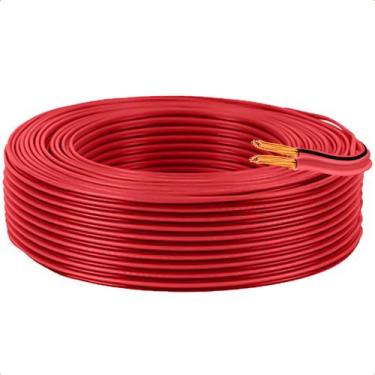 Imagem de Fio Bicolor compatível com Vermelho e Preto Rolo 2x20 50mm - Lelong