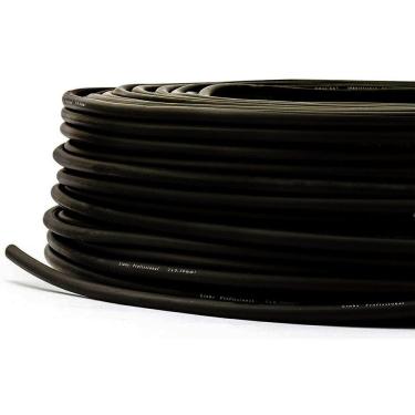 Imagem de Cabo De Microfone Profissional 2X0,30 Preto - 5 Metros