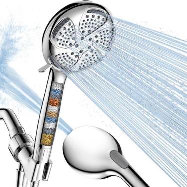 Imagem de Cabeça de chuveiro filtrada FEELSO Handheld High Pressure 7 Spray