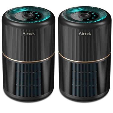 Imagem de Purificador de ar AIRTOK AP0601 Filtragem de 4 estágios H13 HEPA preto