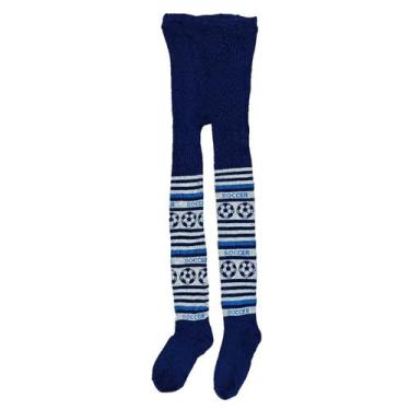 Imagem de Meia Calça Infantil Menino Com Estampa Grossa Inverno para Frio confor