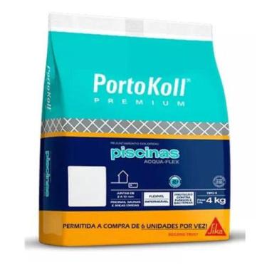 Imagem de Rejunte  para piscina azul cobalto  portokoll 4kg