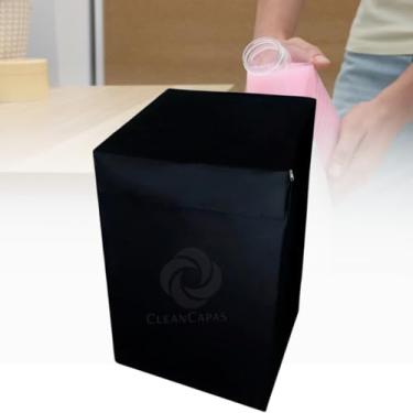 Imagem de CAPA PARA MÁQUINA DE LAVAR ELECTROLUX 18KG LEI18 IMPERMEÁVEL (PRETO)