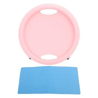 Imagem de Skate para Exercícios Abdominais, Rolamento de Carga de 150 Kg, Controle Deslizante de Treino Giratório de 360 ​​graus para Casa (Rosa)