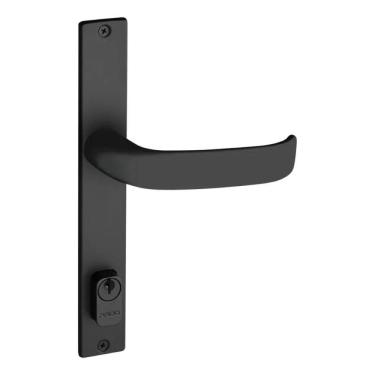 Imagem de 2X Fechadura Externa Zamac Serralheiro Magnum Preta 661 Pado