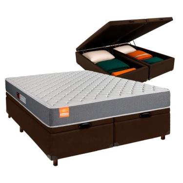 Imagem de Conjunto Cama Box Bau Casal + Colchão Pro Inducol