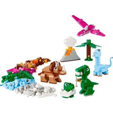 Imagem de Bloco de Montar - Classic – Dinossauros Criativos - 450  peças - LEGO