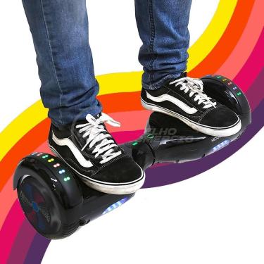 Imagem de Hoverboard Infantil Skate Elétrico Bluetooth - Preto Nº55