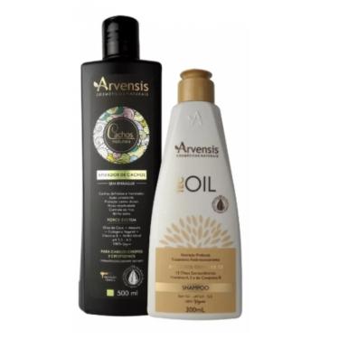 Imagem de Kit Arvensis Cachos Definidos E Hidratados Shampoo e Creme Ativador