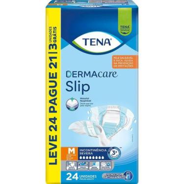 Imagem de Fralda Geriátrica Tena Dermacare Slip M 24 Unidades
