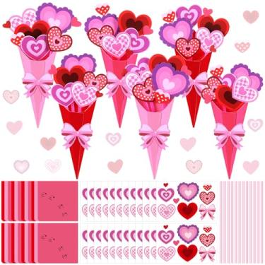 Imagem de Yaomiao Kit de artesanato de buquê de flores para dia dos namorados, papel faça você mesmo, faça seu próprio buquê de flores, conjunto de presente para mãe, professora, atividades domésticas