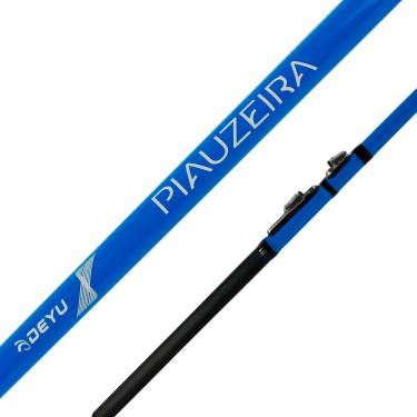 Imagem de Vara Deyu Piauzeira SFT2102UL Azul Molinete 2,10m 2 Partes Fibra De Vidro