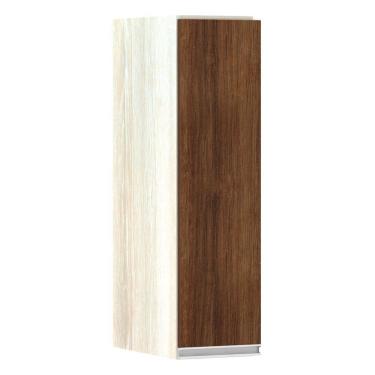 Imagem de Armário Luciane 20cm 1 Porta Lis Legno Crema C/Nogueira