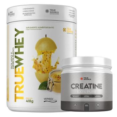Imagem de True Whey Isolado Mousse Maracuja 418g Creatina True Source-Unissex