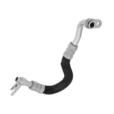 Imagem de A ABSOPRO Tubo refrigerador de óleo de motor de saída para BMW 535i E60/E61 2008-2010 para BMW 535xi Linha de mangueira de desvio de líquido de arrefecimento do motor nº 17227560980