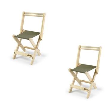 Imagem de Kit 2 Cadeiras Dobráveis para Jardim Sereno - Walk Forest