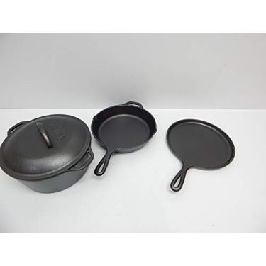 Imagem de Lodge Conjunto de panelas de ferro fundido com 4 peças