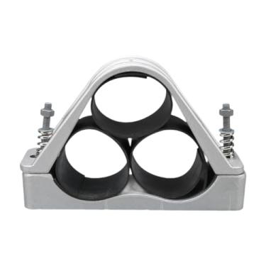Imagem de Dualoai Grampo de cabo de metal para serviço pesado, à prova de ferrugem, manutenção profissional, peça de reposição, clipe de cabo, instalação de cabo de fio, 68 a 80 Mm