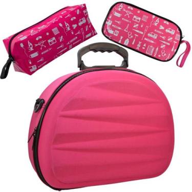 Imagem de Kit Maleta Médica Bolsinha Case Capinha Aparelho Pressão Estetoscópio 