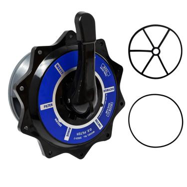 Imagem de CEYHTLY R0443900 Kit de substituição de montagem superior de válvula multiportas de 5 cm compatível com válvulas de retrolavagem de montagem lateral multiportas Zodiac Jandy R0443900