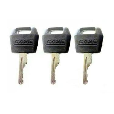 Imagem de Chave de substituição de chaves de ignição com 3 peças, para retroescavadeira de trator Case IH D250 para escavadeira, escavadeira internacional e peças de reposição