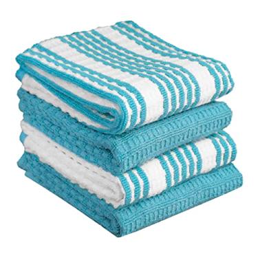 Imagem de T-fal Textiles Toalha de cozinha, pacote com 4, brisa