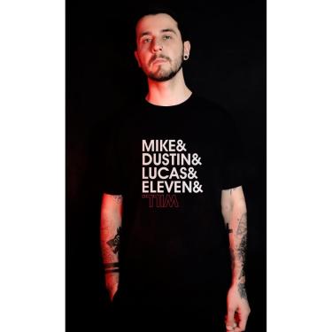 Imagem de CAMISETA ESTAMPADA MIKE DUSTIN LUCAS ELEVEN WILL SÉRIE STRANGER THINGS-Unissex