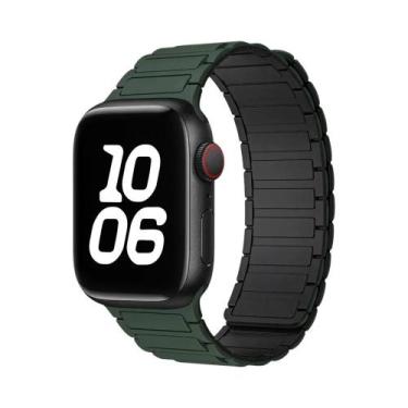 Imagem de Pulseira Magnética De Silicone De 49mm 46mm 42mm 40mm 41mm 44mm 45mm P
