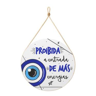 Imagem de Placas Decorativas Quarto Porta 30x30 Em Mdf Redondas  - GRUPO RAIS, O