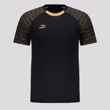 Imagem de Camiseta Penalty Bravo Preta e Dourada-Masculino