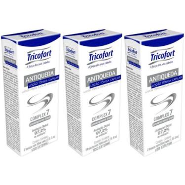 Imagem de Combo 3 Unidades Tricofort Antiqueda Loção Tônica Capilar C/2 Ampolas 