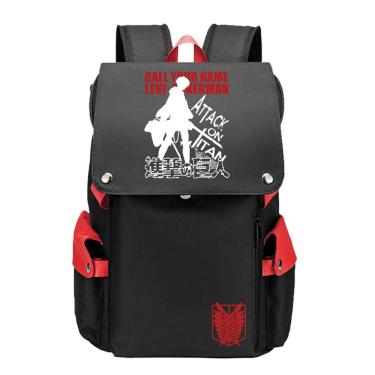 Imagem de Mochila Attack on Titans Levis Ackermans Cartoon Kids