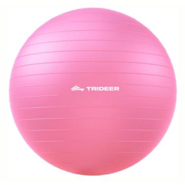 Imagem de Trideer Bola de exercícios extra grossa para ioga, cadeira de 5 tamanhos, bola suíça resistente para equilíbrio, estabilidade, gravidez, fisioterapia, bomba rápida incluída