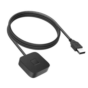 Imagem de Serounder Leitor de Impressão Digital USB, Scanner Biométrico de Impressão Digital Com Toque de 360 ​​graus Reconhecimento Rápido de Senha de Operação Gratuita Scanner PC Dongle Olá ID (Preto)