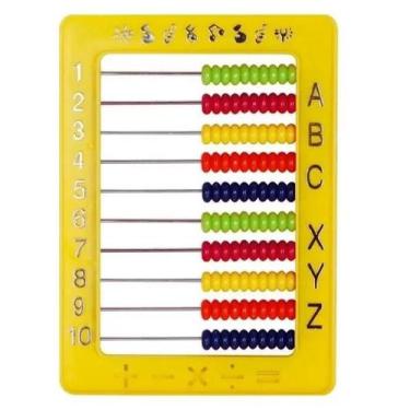 Imagem de Ábaco com 10 dezenas cores BRW