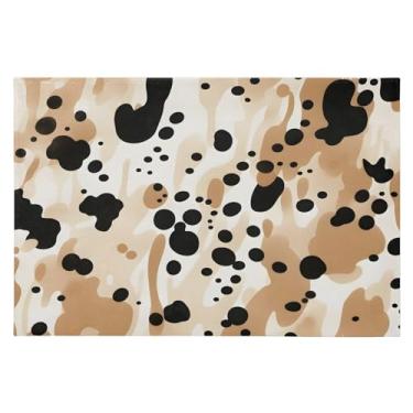 Imagem de CEBUGI Tapete de área 60 x 90 cm macio lavável tapete antiderrapante com suporte de borracha tapetes de área de impressão animal para sala de estar, quarto, decoração de casa