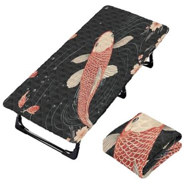 Imagem de Burbuja Lençol de berço vermelho para crianças, lençol de cochilo acolchoado portátil com faixa elástica para meninas e meninos, lavável na máquina, 63,5 x 127 cm