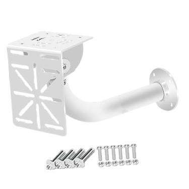 Imagem de KiBcsLic Suporte de parede robusto para câmera de, suporte em formato de L para câmera dome, ideal para áreas externas, quintais e quintais, L