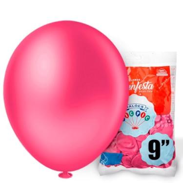 Imagem de Kit Balão Pic Pic 9 Liso C/50 - Decoração para Festas