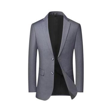 Imagem de Terno Masculino De Cor Sólida De Alta Qualidade Para Negócios, Moda, B