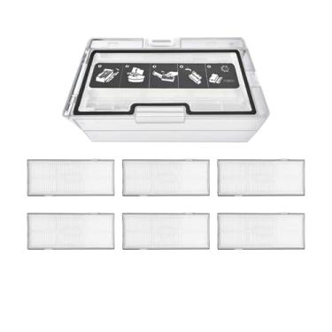 Imagem de Robô aspirador de pó caixa coletor caixa de lixo peça sobressalente, compatível com Roborock S8 / S8 Plus / S8 Pro Ultra / G20 (1 caixa de poeira 6 filtros)