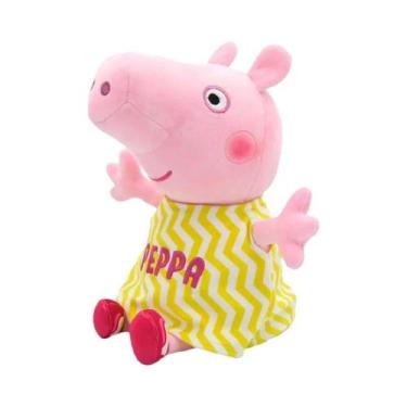 Imagem de Brinquedo De Pelúcia Peppa Pig De 30cm George Mamãe Papai Porquinho Bo
