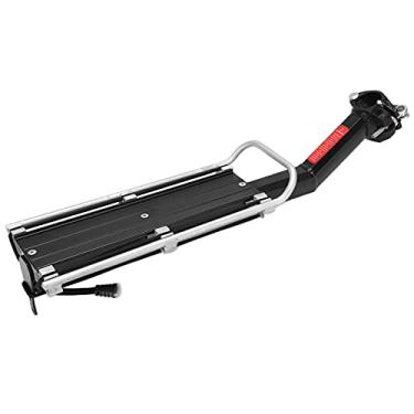 Imagem de HUIOP Meu Rack Traseiro para Bicicleta Em Liga de Alumínio, Resistente e Fácil de Instalar, Adequado para Bicicletas Universais, Com Grande Capacidade Peso, Corda Elástica