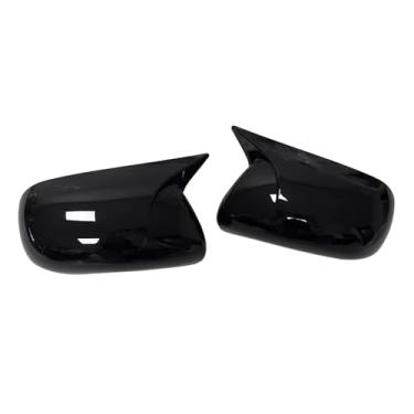 Imagem de Capas de asa para Toyota para Corolla 2007 2008 2009 2010 2011 2012 2013 Tampa do espelho lateral do carro Tampa da asa exterior da carcaça da porta exterior capa traseira
